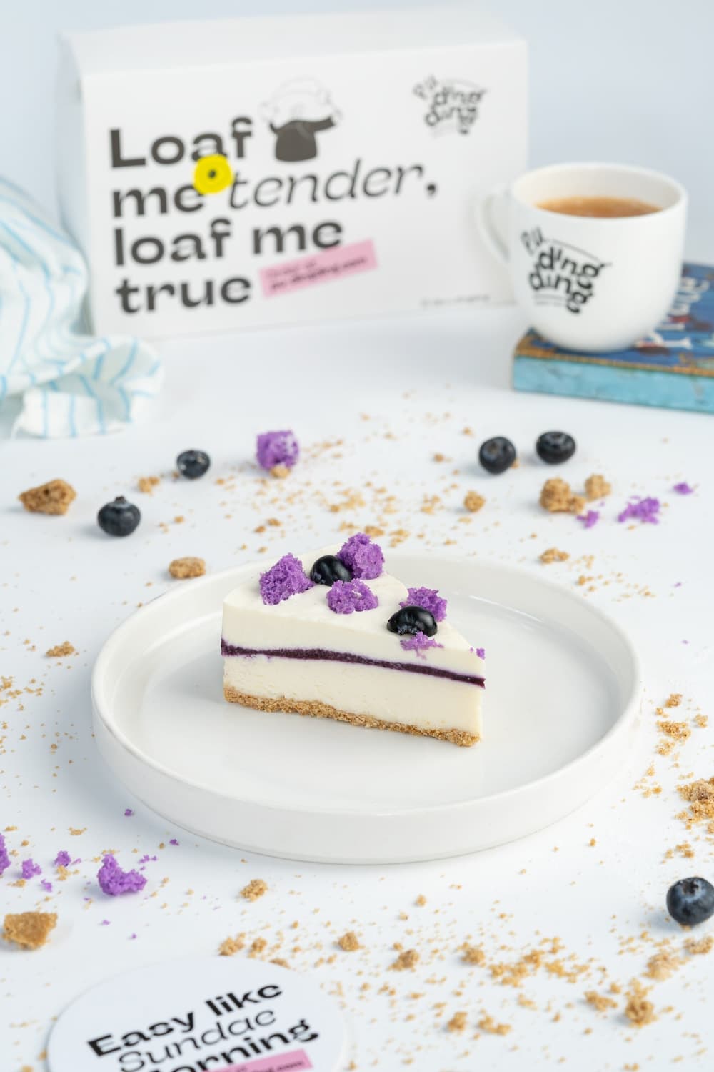 Blue York Cheesecake (Blueberry Cheesecake)